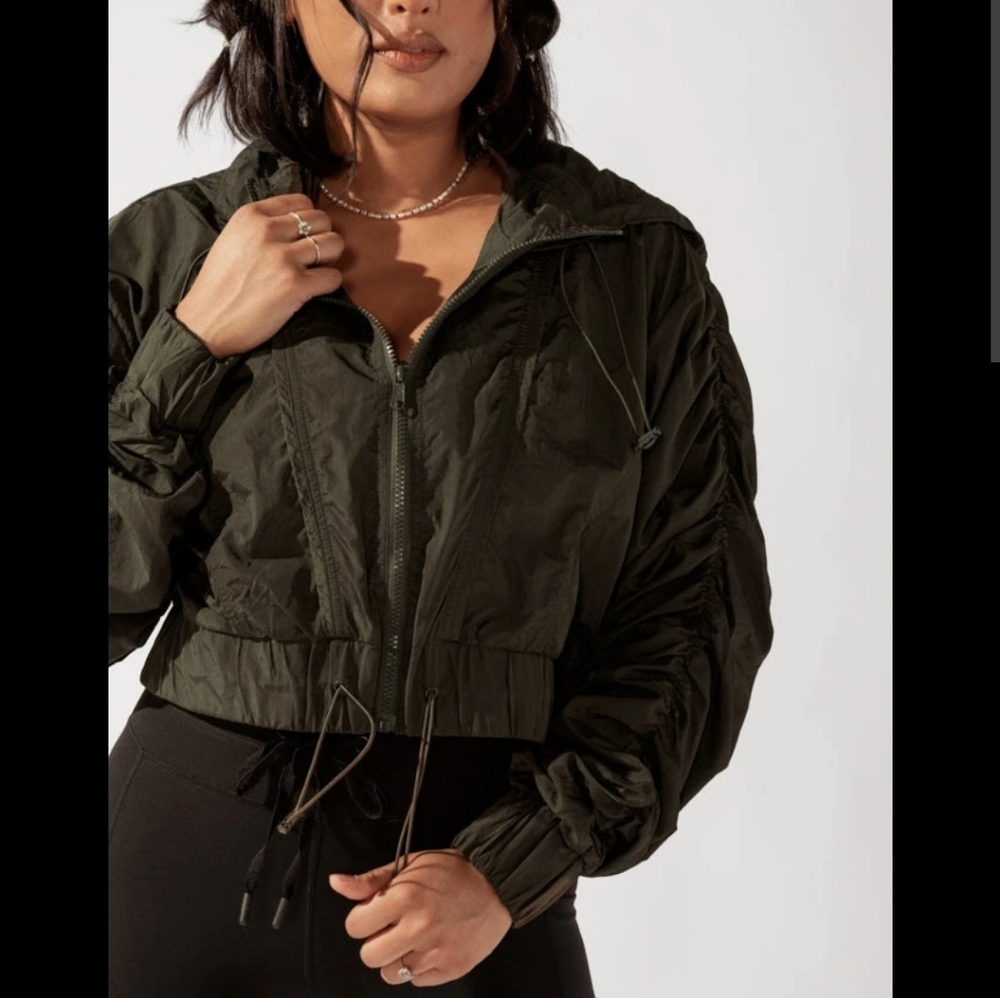 Popflex Whimsical Breeze Windbreaker- Forrest Night - 1X-3X *New with Tags*